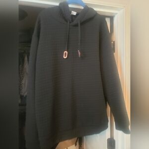 Womans Black Hoodie Sweater
